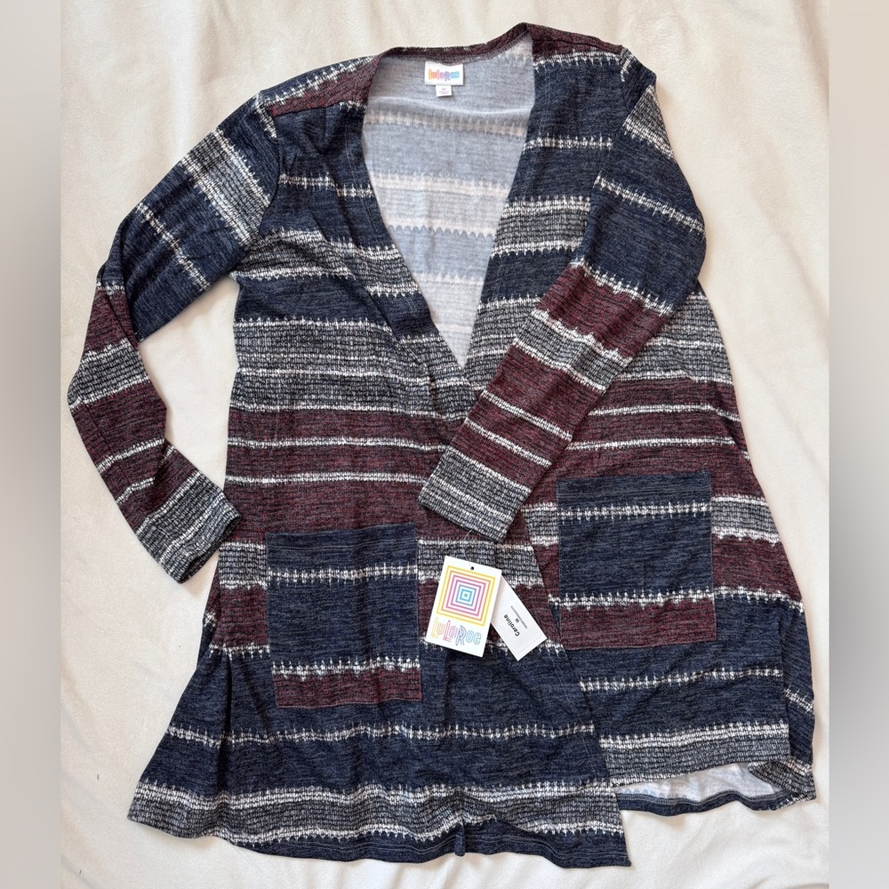 LuLaRoe Caroline cardigan overlay
